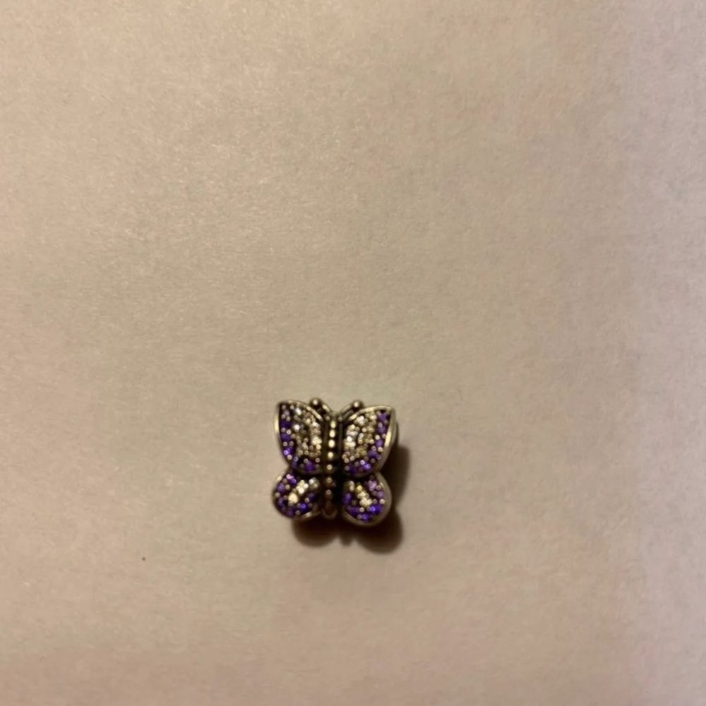 Authentic Pandora Butterfly Sparkling Charm. - image 1